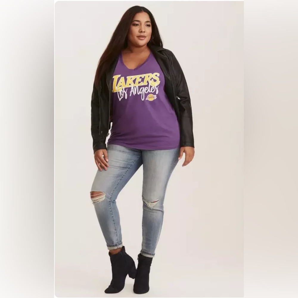 Torrid Purple Lakers Tee